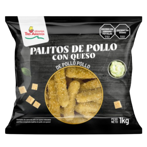 Palitos de pollo con queso